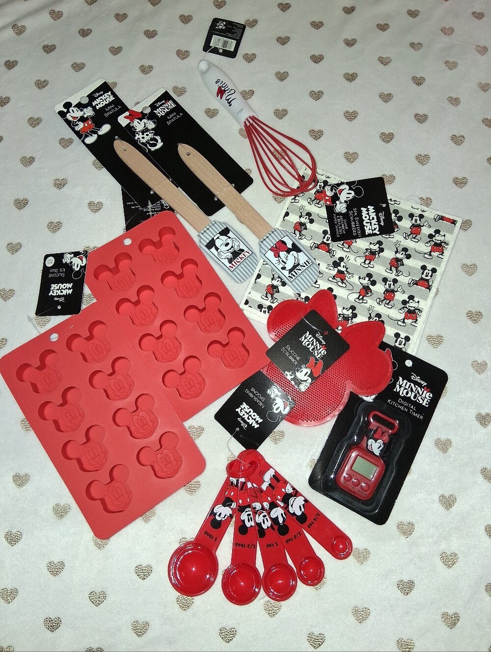 *NWT* Disney Mickey & Minnie Mouse Kitchen Accessories Set